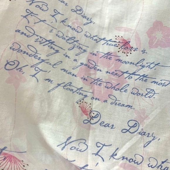 Vintage Disney princesses dear diary twin sheet set,
flat sheet and fitted sheet - Picture 7 of 15
